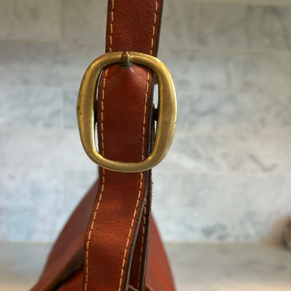 Vintage Frye Shoulder Tote‎ Message Bag As-Is